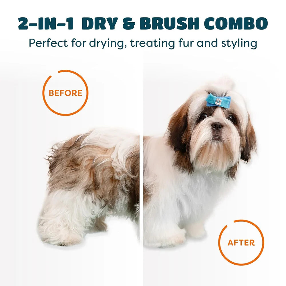 Pet Grooming Dryer Brush (2-In-1)